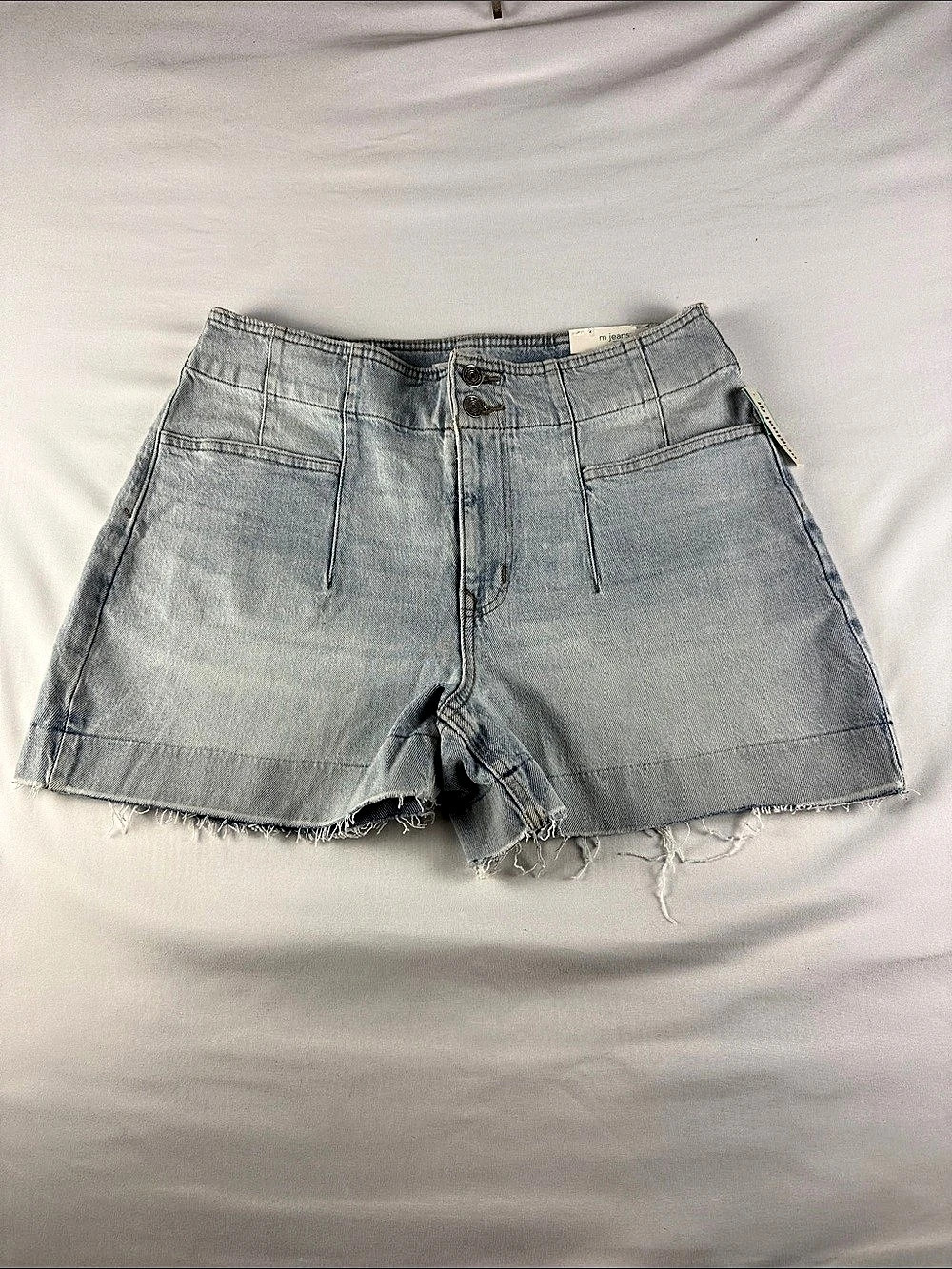 Maurices A-Line Shortie High Rise Denim Shorts Women’s 14 NWT 3.5” Inseam